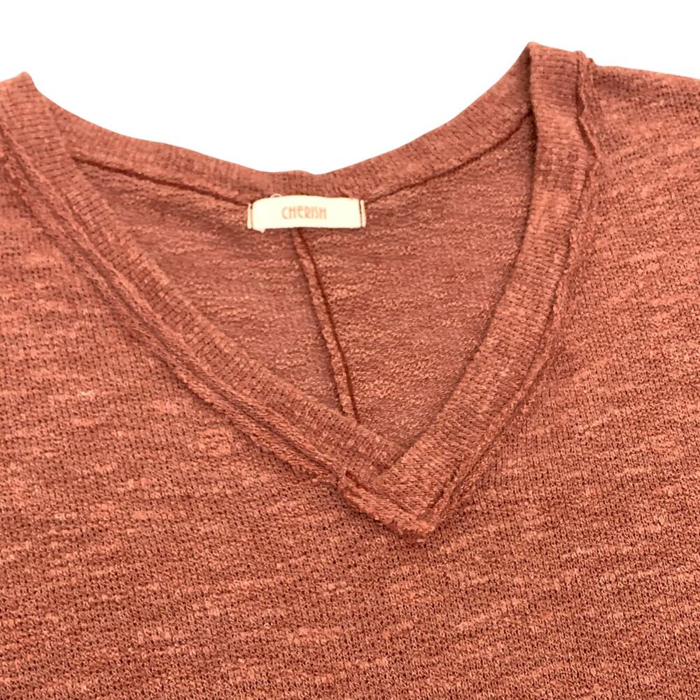 Bundle 2 - Cherish Womens Tops Sz Small Mauve Pink Tones Long Sleeves Oversized - Picture 4 of 16